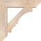 Ekena Millwork Balboa Slat Smooth Bracket w/ Offset Brace, Douglas Fir, 7 1/2"W x 32"D x 32"H BKT0806X32X32BOA06SDF - alternate 4